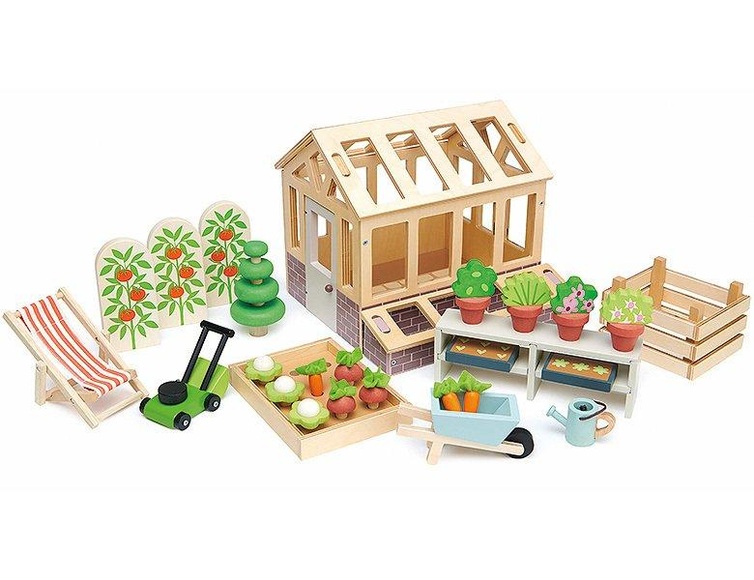 Tender Leaf Toys Greenhouse and Garden Set