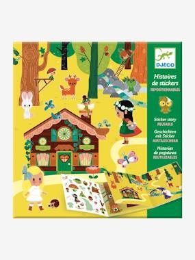 Sticker-Buch Zauberwald von DJECO mehrfarbig