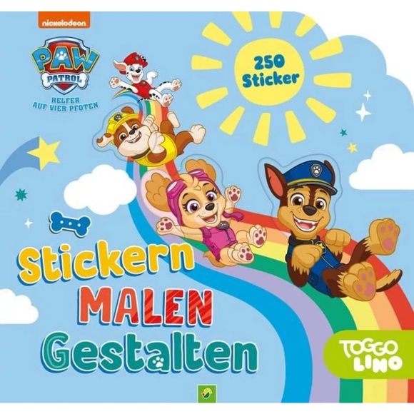PAW Patrol - Stickern, Malen, Gestalten