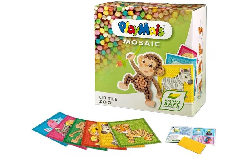 PlayMais PlayMais®-Set MOSAIC LITTLE ZOO in bunt