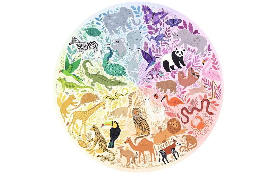 Circle of Colors - Tiere, 500 Teile Multicolor
