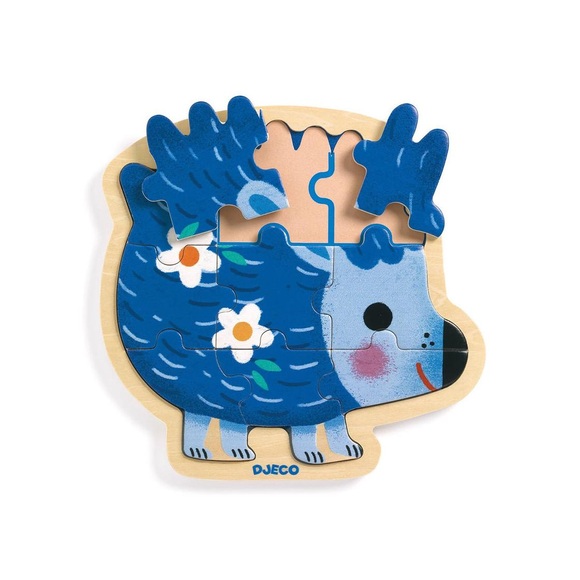Puzzle IGEL 9-teilig aus Holz