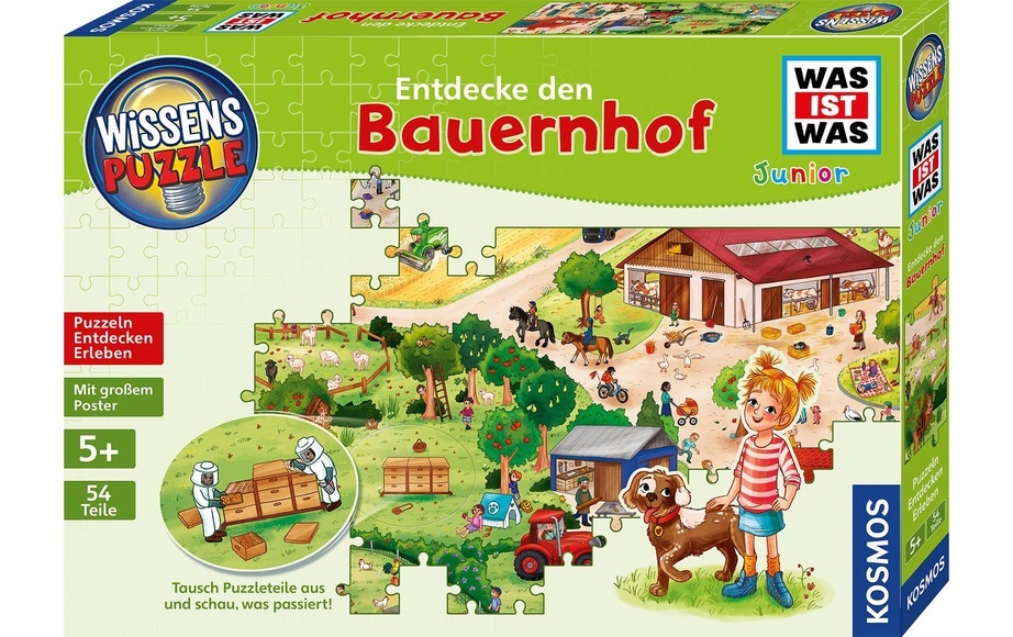 Wissenspuzzle: WAS IST WAS junior - Entdecke den Bauernhof