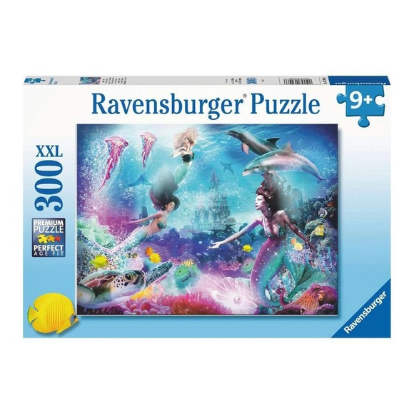 Ravensburger Puzzle XXL 100 Teile - Im Reich der Meerjungfrauen