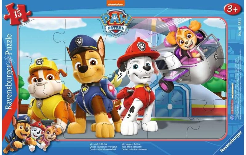 Kinderpuzzle Vier mutige Retter