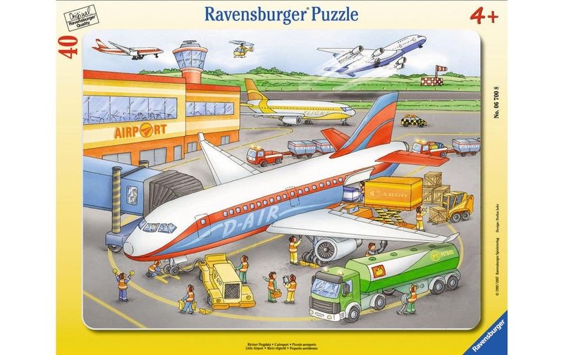 RAVENSBURGER Puzzle 40 Teile Kleiner Flugplatz