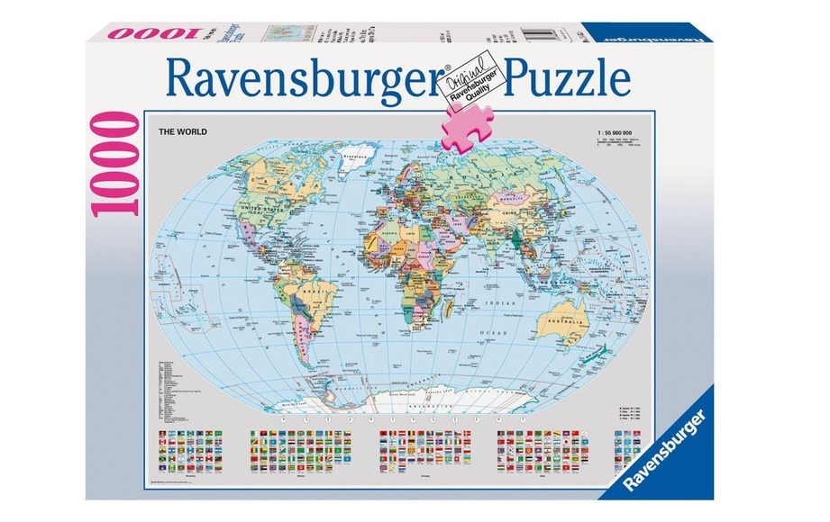 Ravensburger Puzzle Weltkarte 1000 Teile