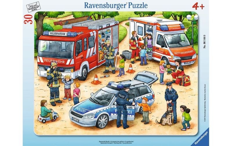 Ravensburger 30-48 T. Rahmenpuzzles Spannende Berufe