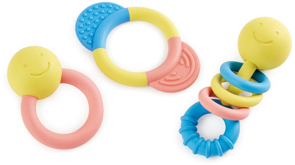 Hape Rassel- und Beißring-Set