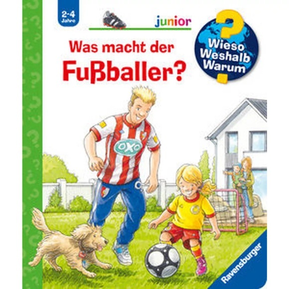 Was macht der Fußballer?