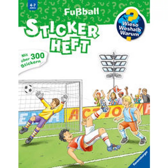 Ravensburger Verlag Wieso? Weshalb? Warum - Stickerheft: Fußball