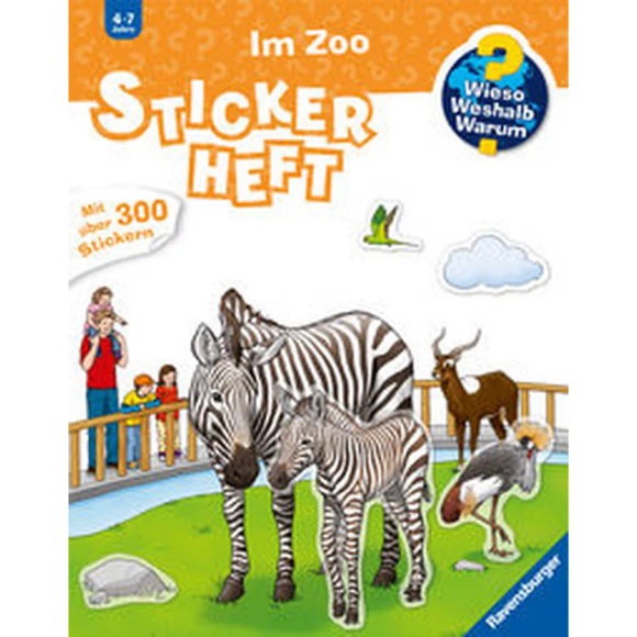 Ravensburger Verlag Stickerheft: Im Zoo