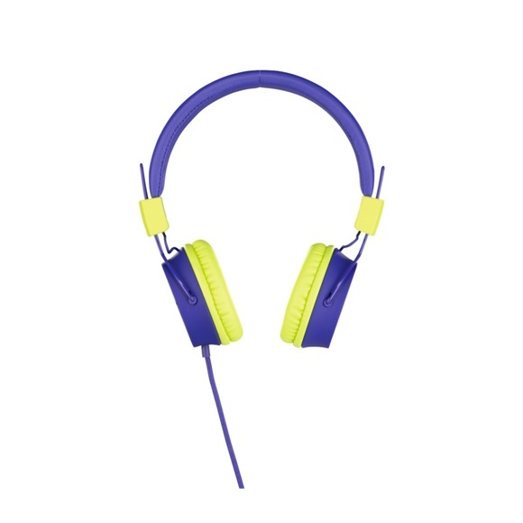 Thomson HED8100B Kinderkopfhörer, On-Ear, mit Kabel, Lautstärkebegrenzung, Blau