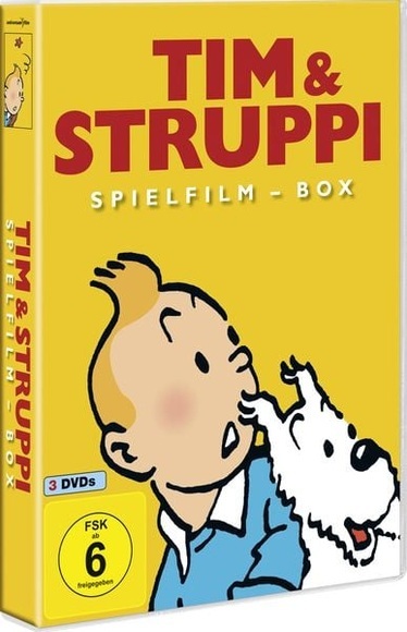 Tim & Struppi Spielfilm Box (Jumbo Amaray)