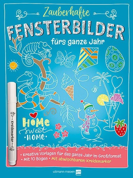 Zauberhafte Fensterbilder, m. Kreidemarker
