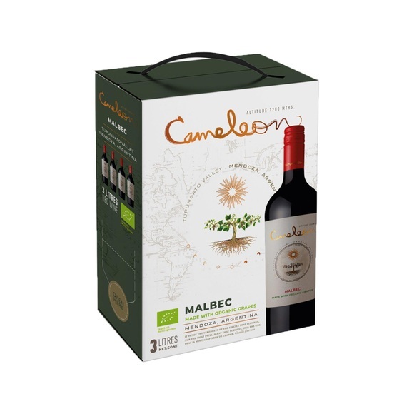 Cameleon Malbec Bio, Bag in Box 2019, Cameleon Malbec Bio, Bag in Box 2019