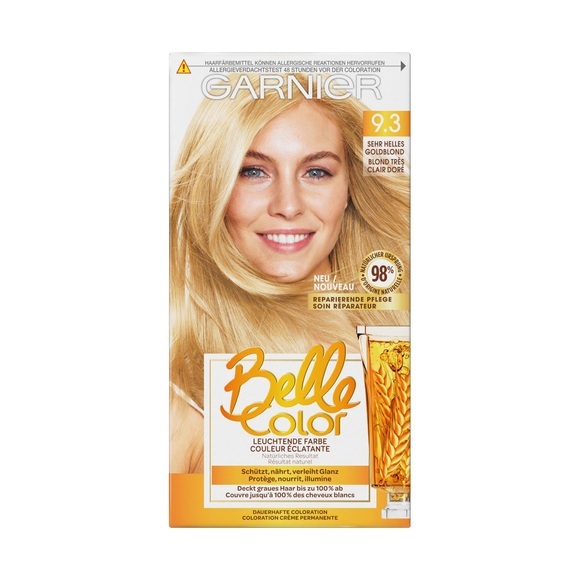 Garnier Belle Color 9.3/9 Go Damen . Sehr Helles Goldblond 115ML