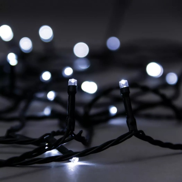 Manor - Outdoor LED Lichterkette, 12 Meter, Weiss