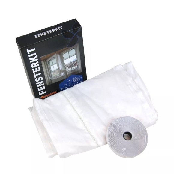 Sonnenkoenig Fensterkit ZU Abluftklimagerät - Zubehör-Set (Weiss)