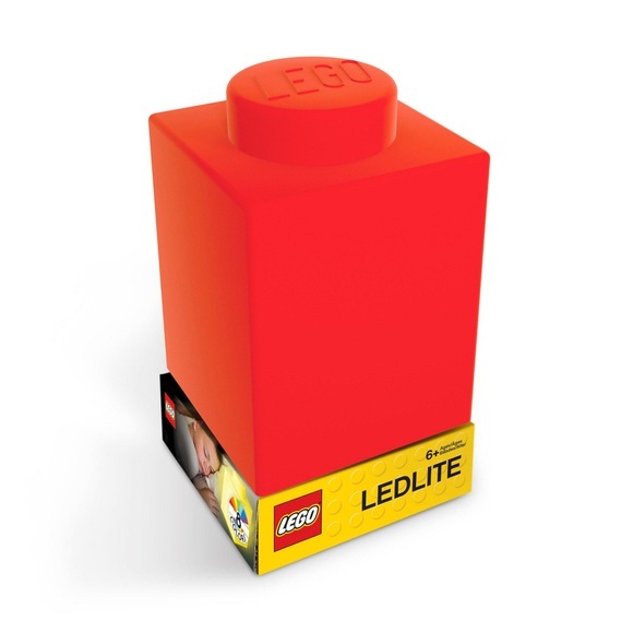 LEGO Legostein Nachtlicht Aus Silikon Rot