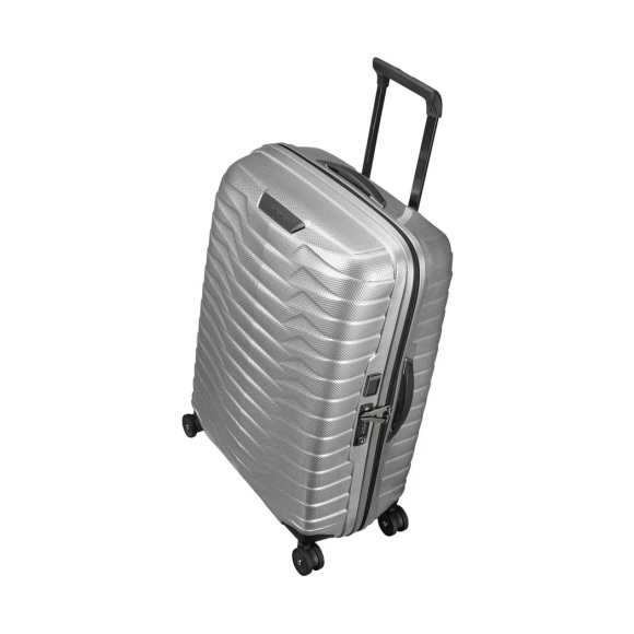 Samsonite Proxis Hartschalenkoffer, Spinner Unisex Silber 69cm