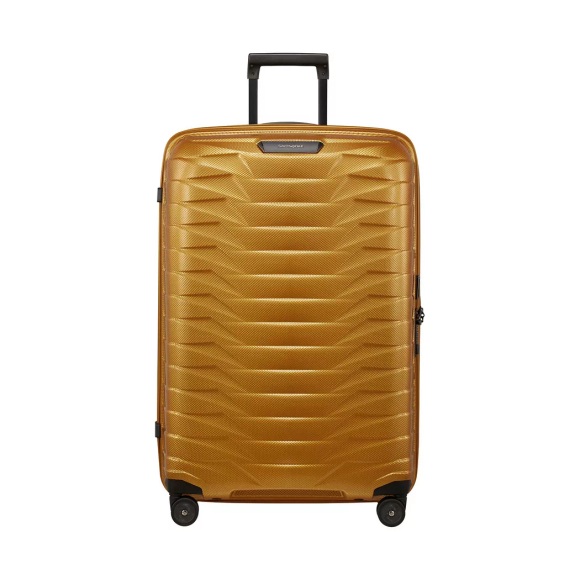 Samsonite Proxis Hartschalenkoffer, Spinner Unisex Gold 75 CM