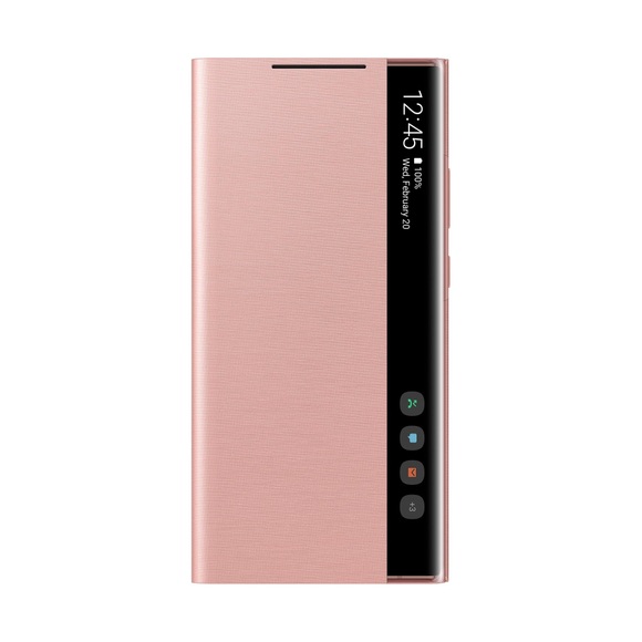 SAMSUNG Clear View Cover - Booklet (Passend für Modell: Samsung Galaxy Note 20 Ultra)