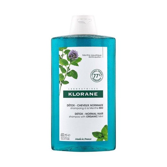 Klorane - Shampoo Aquatic Mint Detox - 400 ml