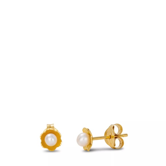 Caramel Ohrringe Damen Gelbgold ONE SIZE