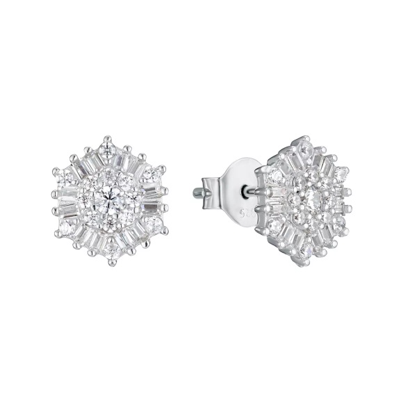 Amor Ohrstecker Damen Silber ONE SIZE