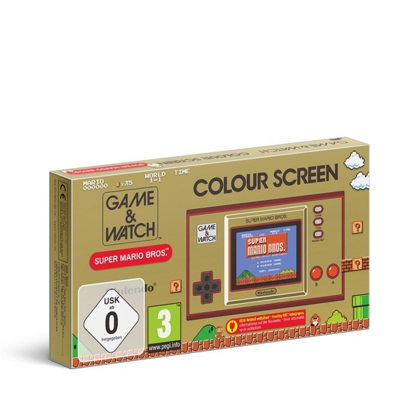 Game & Watch: Super Mario Bros. /D - Spielekonsole - Gold/Rot/Schwarz