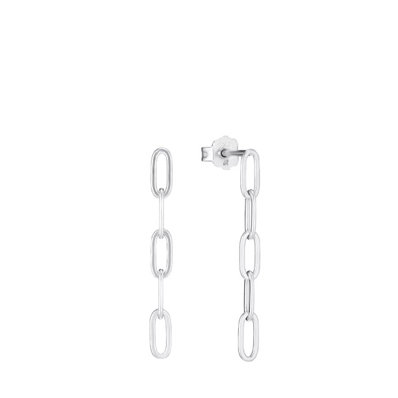 Amor Ohrhänger Damen Silber ONE SIZE