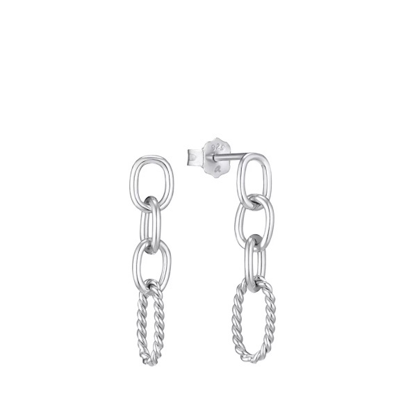 Amor Ohrhänger Damen Silber ONE SIZE