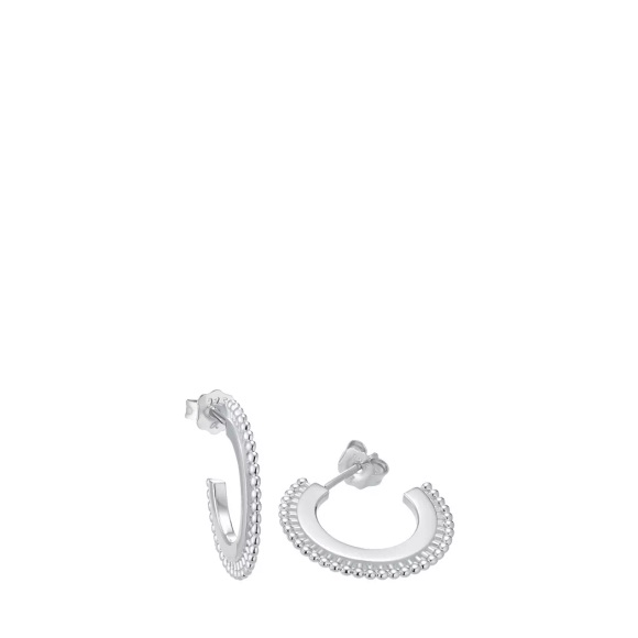 Amor Creolen Damen Silber ONE SIZE