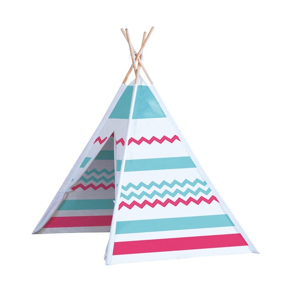 John Original Tipi aus Holz, natur - bunt