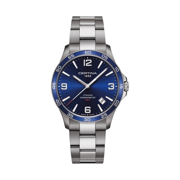 Certina Analoguhr Herren Silber 41mm