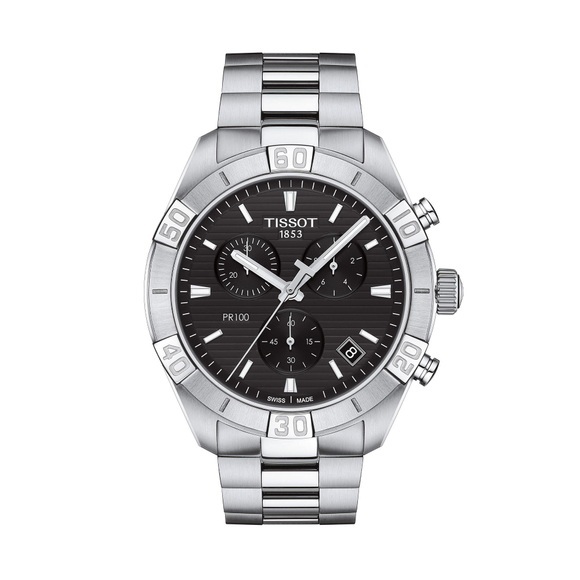 Tissot Analoguhr Damen Silber 44mm