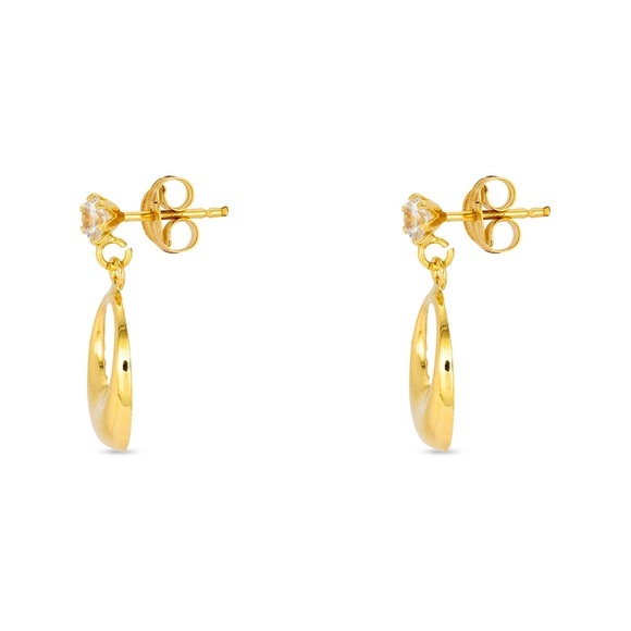 Ohrringe Damen Gelbgold ONE SIZE