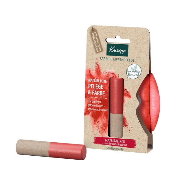 Farbige Lippenpflege Damen Natural Red
