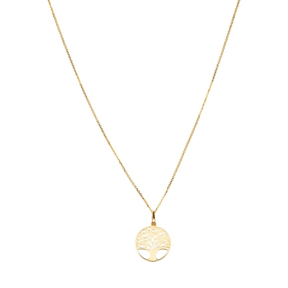 Halskette Damen Gelbgold 42