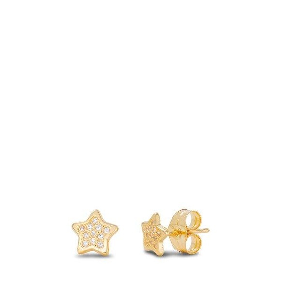 Caramel Ohrringe Damen Gelbgold ONE SIZE