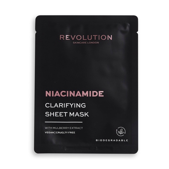 Biodegradable Clarifying Niacinamide Sheet Mask Damen 5 Stück