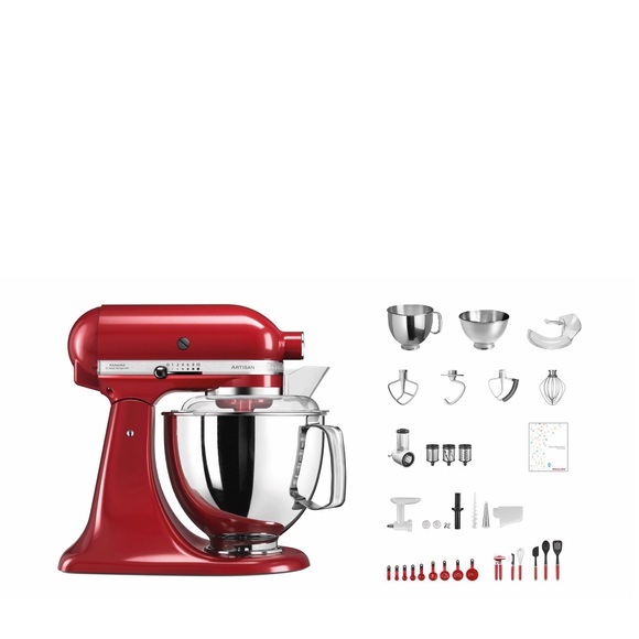 Kitchenaid KSM200 Swiss Anniversary Set Küchenmaschine rot