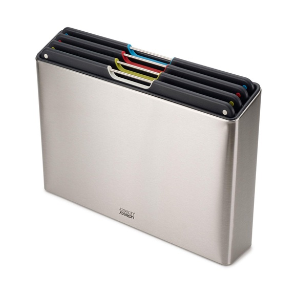 Joseph Joseph Folio Steel Schneidebretter, 5-teilig, Edelstahl
