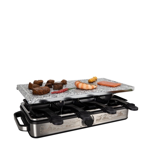 Nouvel Raclette-Gerät Smooth 18-teilig, für 8 Personen