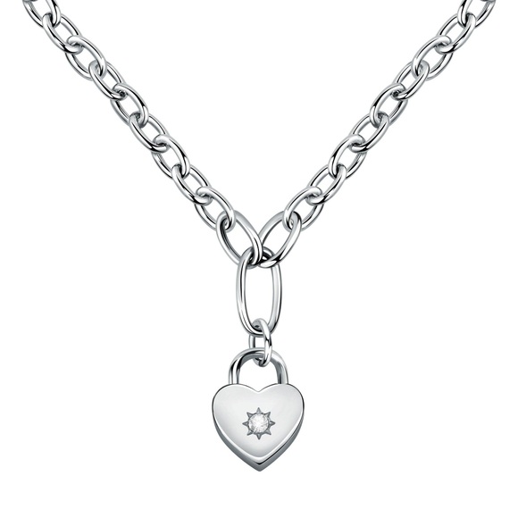 Halskette Mit Anhänger Damen Extra Silver 45cm