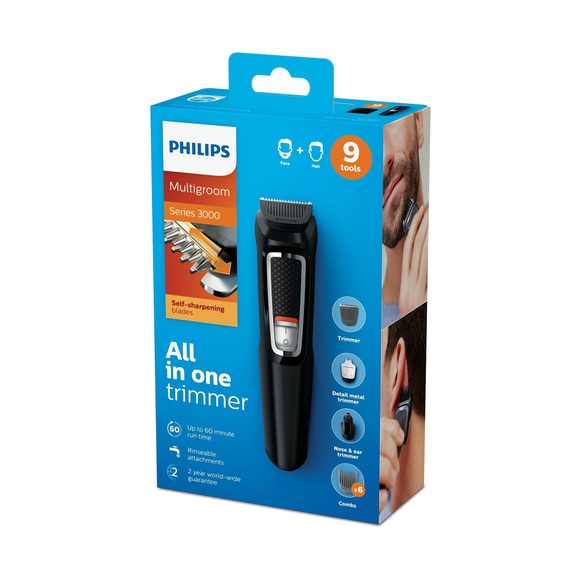 Philips Multigroom series 3000 - 9-in-1, für Gesicht und Haare - MG3740/15