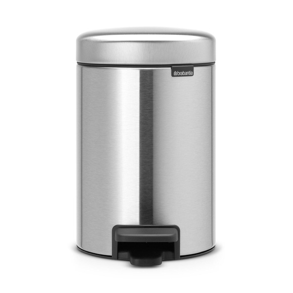 Brabantia - Mülleimer mit Pedal Newicon 3 L - Silber