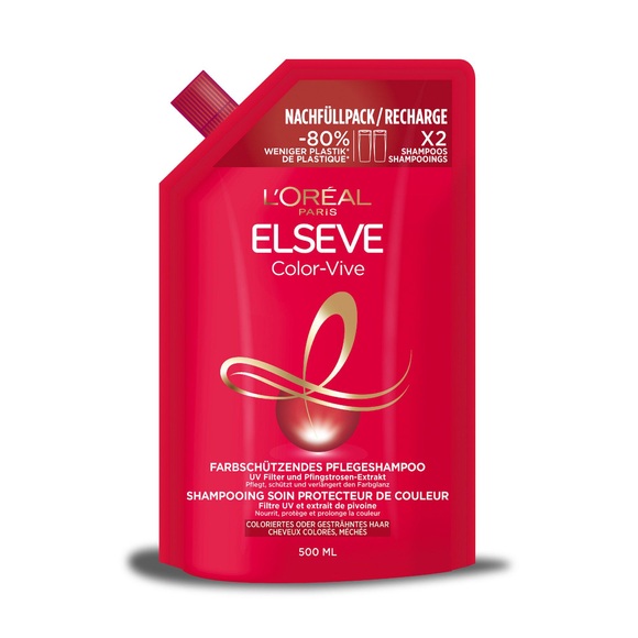L'oréal Paris Elseve Color-vive Pflegeshampoo Nachfüllpack Damen 550ml