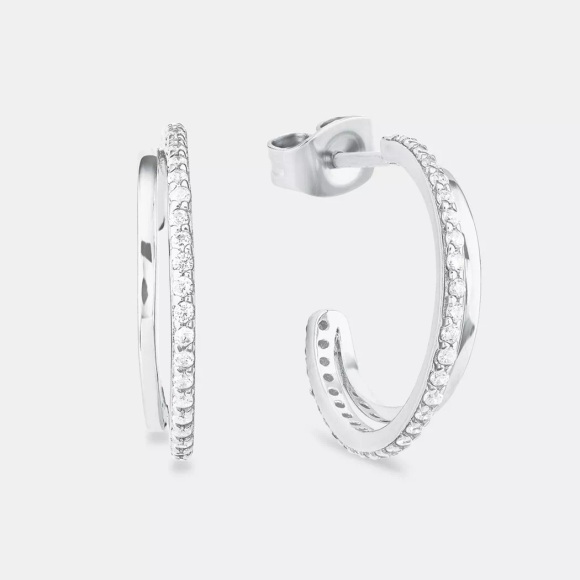 Amor Creolen Damen Silber ONE SIZE